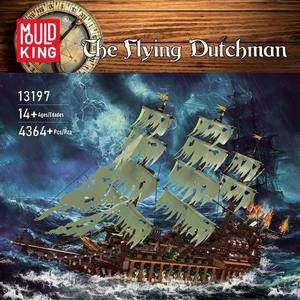 Feiyue's Dutchman 13197, Bloques de Construcción de Plástico ABS Clásicos Mejorados, Juguete de Construcción, Colección de Barcos Pirata, Edades 14+ - Product Image 1