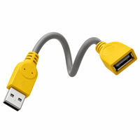 Cable de Extensión USB 2.0 Qiulink, Macho a Hembra, 480 Mbps, Cable de Sincronización de Datos de Alta Velocidad para PC, Portátil, Ratón, Teclado, Unidad Flash USB