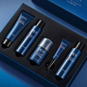 Kit de soins de la <span class=keywords><strong>peau</strong></span> pour hommes en gros d'usine, produits de soins du <span class=keywords><strong>visage</strong></span>, huile nettoyante, contrôle du sébum, raffermissant, ensemble de soins de la <span class=keywords><strong>peau</strong></span> du <span class=keywords><strong>visage</strong></span> pour une utilisation de jour et de nuit - Product Image 2