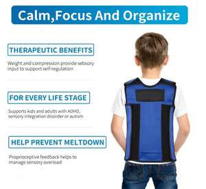 <span class=keywords><strong>Chaleco</strong></span> de Compresión con Peso para Niños (de 2 a 4 Años) Ayuda con el Autismo, el TDAH, el Estado de Ánimo y la Sobrecarga Sensorial - <span class=keywords><strong>Chaleco</strong></span> con Peso - Product Image 4