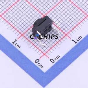 YTS1K0011ABT00 Tactile Switch Through hole Component (THT) Switch 1.6N 6.15mm 6.15mm 4.3mm - Product Image 2
