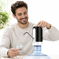 Pompe à eau potable électrique USB portable pour la maison et l'extérieur, mini pompe filtrante pour bouteille d'eau d'un gallon