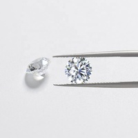 IGI Sertifikalı Laboratuvarda Yetiştirilmiş Gevşek Yuvarlak Elmas 0.5 CT - 3 DEF/VVS-VS Berraklıkta CVD/HPHT Elmas, Takı Yapımı ve Düğün Yüzükleri İçin