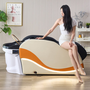 Fauteuil de lavage portable avec lavabo de salon, lit de lavage capillaire en acrylique pour salon de beauté - Product Image 2