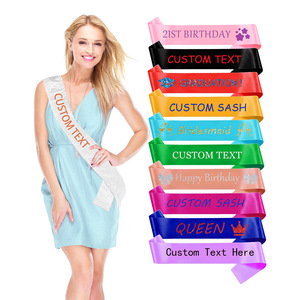 Faja lisa en blanco con logotipo personalizado para desfiles de novia, faja personalizada para baile de graduación, decoraciones para fiestas, haz tu propia faja - Product Image 6