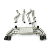 Tuyaux d'échappement en acier inoxydable 304 de haute qualité adaptés aux BMW G20 320E 330E E-Hybrid B48 2.0T Système d'échappement Catback avec résonateur