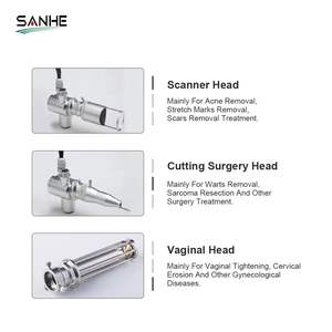 SANHE 40W Laser CO2 Fractionnel pour le Resserrement Cutané, Appareil de Beauté avec Fonction de Resserrement Vaginal, Tube RF, Laser Optique 10600nm Métal - Product Image 6