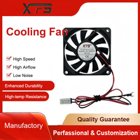 Ventilateur axial électrique DC 7010 70X70X10MM 5V 12V 24V avec contrôle de température PBT PPS, grand volume d'air pour le refroidissement des machines