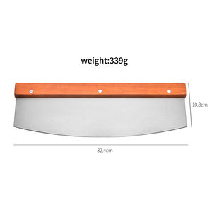 Cortador creativo de masa de acero inoxidable y raspador de fideos, herramienta <span class=keywords><strong>para</strong></span> hornear <span class=keywords><strong>para</strong></span> cortar <span class=keywords><strong>pizza</strong></span> y <span class=keywords><strong>harina</strong></span> - Product Image 4