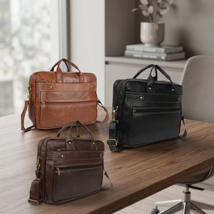 Liviya Leather Combo Gift Set with Custom Logo-Corporate Business Gift Set Embossed Model 156 Multifunction - Product Image 4