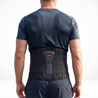 Ceinture de Soutien Lombaire Orthopédique en Néoprène pour Fitness, Corset Respirant et Réglable pour Squats et Haltères