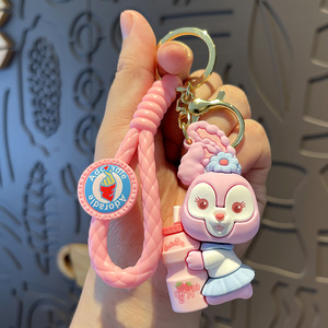 Porte-clés en caoutchouc Lingna Belle Star Delu, motif dessin animé mignon, pendentif cadeau pour voiture et sac à dos, pour enfants, vente en gros, jouet poupée Mysterios - Product Image 5