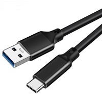 Câble usb a mâle vers type c 1m USB3.2 pour téléphone mobile 60W 10Gbps
