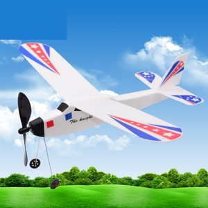 2024 New Arrival Powered máy bay cao su tàu lượn cha-con đồ chơi ban nhạc máy bay EPS DIY Máy bay mô hình - Product Image 2