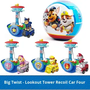 Coche de Juguete con Mecanismo de Retroceso de la Escena de la Torre de Vigilancia de Frozen <span class=keywords><strong>y</strong></span> Pa Pal, Ideal para Gashapon, Bloques de Construcción Educativos para Niños - Product Image 6