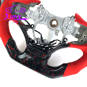 Volant personnalisé en fibre de carbone véritable forgée pour Lexus LS ES UX 500h 200 250h 300h 350h F Sport 2018-2025 Style Racing - Product Image 3