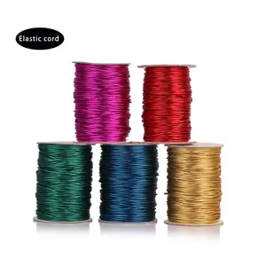 Recycelte Qualität Dekoration Geflochtenes Gold Polyester String Elastic Rope