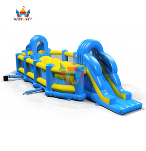 Course d'obstacles gonflable pour adultes et enfants, location commerciale en plein air, course d'obstacles gonflable pour sports de plein air - Product Image 4