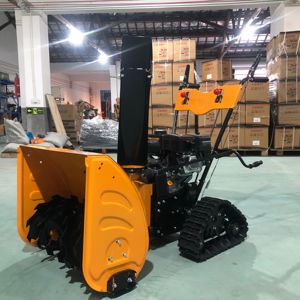저렴한 가격의 크롤러 트랙 핸드헬드 워크 비하인드 스위퍼 스노우 블로워 / 미니 스노우 스위퍼 도로 제설용 - Product Image 1