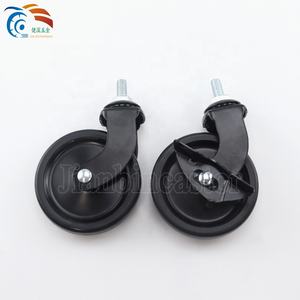 M8 * 15mm Restaurant Food Cart Schwenkbare Lenkräder 3 Zoll Speisewagen Rad Rollen Fabrik lieferant - Product Image 2