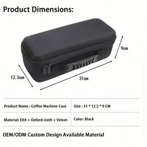 Estuche de Viaje Negro de EVA para Cafetera, Molinillo de Café y Accesorios para Camping - Product Image 4