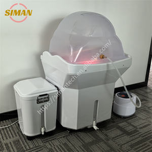 Siman di alta qualità di lavaggio dei capelli portatili giapponese testa <span class=keywords><strong>Spa</strong></span> 60L lavello Shampoo per parrucchieri 18L serbatoio acqua di scarico 110V 220V - Product Image 3