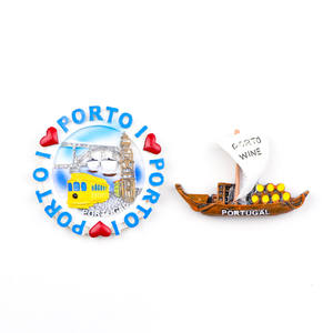 Aimants en résine polymère personnalisés, souvenir de <span class=keywords><strong>Porto</strong></span>, <span class=keywords><strong>voyage</strong></span> en ville, aimant de réfrigérateur en polyrésine 3D - Product Image 5