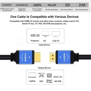 <span class=keywords><strong>สาย</strong></span> <span class=keywords><strong>HDMI</strong></span> 4K 18Gbps 30Hz 60Hz CCS <span class=keywords><strong>HDMI</strong></span> 2.0<span class=keywords><strong>สาย</strong></span>เคเบิลสำหรับจอภาพโปรเจคเตอร์<span class=keywords><strong>คอม</strong></span>พิวเตอร์แล็ปท็อป<span class=keywords><strong>ทีวี</strong></span> PS4 - Product Image 6