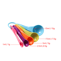 Ensemble de cuillères à mesurer en plastique, cuillères à mesurer