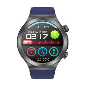 Jam tangan pintar G20 dengan kartu SIM, layar AMOLED 1.43 inci Alarm jatuh panggilan SOS orang tua ECG perawatan kesehatan darah pelacak GPS dengan kartu SIM - Product Image 3