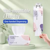 Lingettes nettoyantes non tissées en viscose épaisses, sans peluches, motif perle, 85 GSM, 20 x 20 cm, super absorbantes, 60 feuilles, prêtes à être expédiées
