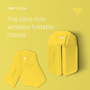 <span class=keywords><strong>2025</strong></span> văn phòng phổ biến Kinh doanh Quà tặng khuyến mãi chính thức được cấp phép Momo mát Thiết kế không dây có thể gập lại Chuột - Product Image 2