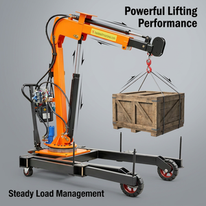 Mini-<span class=keywords><strong>grue</strong></span> de levage électrique hydraulique portable de 1 tonne pour camionnette ou véhicule - Product Image 1