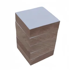 Single And Double White Veneer Medium Density Board Core Furniture Cabinet Board Melamine Medium Fiber Board