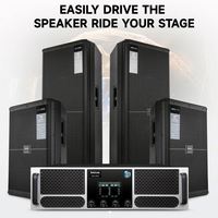 Amplificateur de puissance professionnel Bekboes XM2-450, circuit classe H, 450 Watts, avec écran