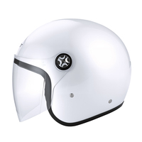 Casque de moto rétro vintage certifié ECE22.06 DOT, ABS, 3/4, demi-visage, casque de moto ouvert, casque jet