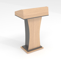 Design moderne en bois de noyer l'église lutrin podium à vendre