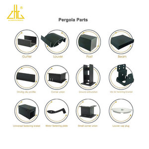 <span class=keywords><strong>Construcci</strong></span>ón del Perfil de aluminio para pérgola el procesamiento de encargo deToldo de aluminio procesado para sombrilla - Product Image 5