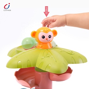 Chengji <span class=keywords><strong>balle</strong></span> <span class=keywords><strong>spirale</strong></span> tour jouet éducatif montessori bricolage marbre piste de course boule roulante goutte et rouleau tour tourbillonnante pour bébé - Product Image 4