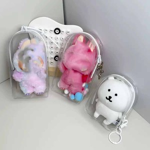 Bán Buôn Phụ Kiện Rõ Ràng Túi Keychain Treo Hiển Thị Bảo Vệ Trường Hợp Nhựa PVC Hộp Lưu Trữ Cho Búp Bê Trong Suốt Túi - Product Image 2