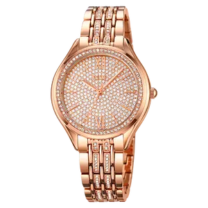 Skmei 2030 Relogio Feminino Moissanite Watch Rose Gold Fashion Women Watches Classic Luxury Wristwatch Diamond Quartz Watch