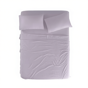Lenzuola Matrimoniali Lavanda Lavata Viasoft 135x190 cm con 2 Federe Ipoallergeniche per la Casa - Product Image 1