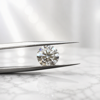 Diamants ronds brillants de laboratoire de haute qualité, 0,3 ct, 0,5 ct, 1 ct, en vrac, VS1, blancs, certifiés IGI, vente en gros