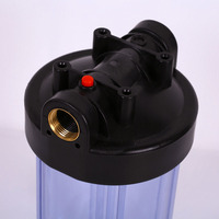 Boîtier de filtre à eau transparent de 20 pouces pour la filtration de l'eau de toute la maison et la purification de l'eau domestique