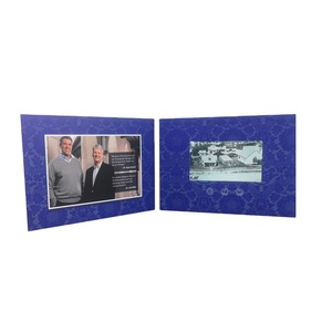 Video libro de 10 pulgadas para invitaciones de boda y regalos de recuerdo de boda o libro de invitados de vídeo con caja de tarjeta de folleto - Product Image 4