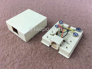 Boîtier de connexion téléphonique RJ11 CAT3 6P4C 1 câble de port fabricant professionnel échantillon prix d'usine gratuit - Product Image 3