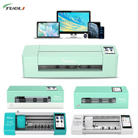 Máquina Cortadora de Película Hidrogel para Protectores de Pantalla Automática TuoLi, Cortadora Hidráulica de Láminas TPU para Teléfonos Móviles, Tabletas y Cámaras