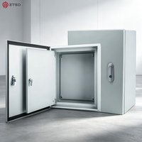 Boîtier électrique en acier laminé à froid CE OEM à double porte, boîte métallique, boîte de contrôle industrielle pour les télécommunications
