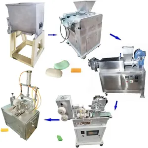 Hotel Bathing Soap Extruder Soap Mixer Other Chemical Equipment Logo Stamping Making Machine Bath Toilet Small Bar Soap Machine