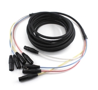 Câble XLR blindé 4 8 canaux XLR mâle vers XLR femelle câble serpent cordon 1m 2m 3m pour Microphone